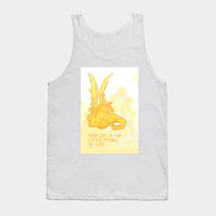 Dragon and butterfly Find joy in the little things in life Tank Top